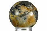 Colorful Polished Marcasite Agate Sphere - Indonesia #330207-1